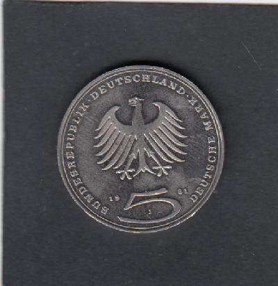 Beschrijving: 5 Mark LESSING 